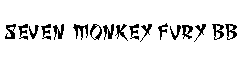Seven Monkey Fury BB字体